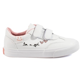 W. Potocki Velcro sports shoes for girls Potocki white 1 W. Potocki Velcro sports shoes for girls Potocki white 1