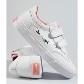 W. Potocki Velcro sports shoes for girls Potocki white 2 W. Potocki Velcro sports shoes for girls Potocki white 2