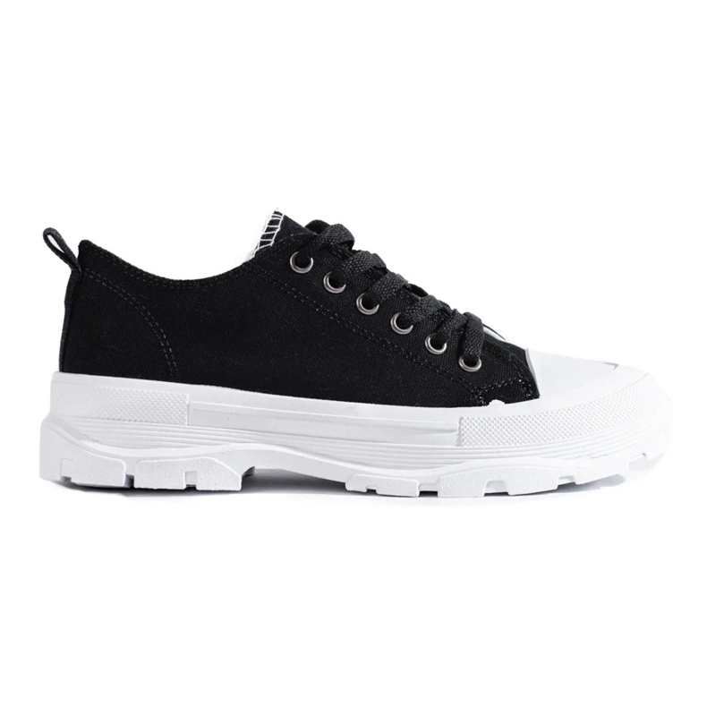 Classic Shelovet platform sneakers black 2