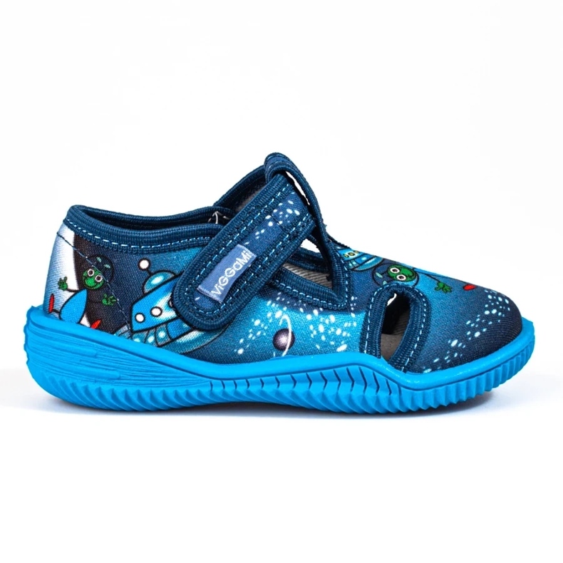 Viggami blue cosmos slippers for boys 2