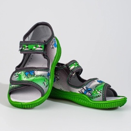 Viggami slippers for boys green 1