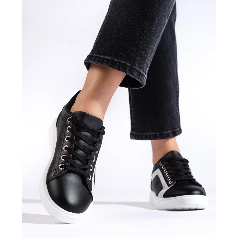 Classic comfortable women's sports shoes black Shelovet 1 Classic comfortable women's sports shoes black Shelovet 1