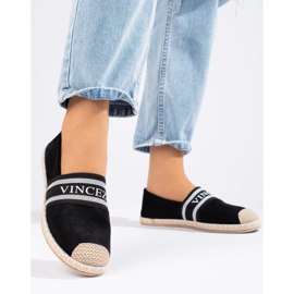 Women's black suede espadrilles from Vinceza 1 Women's black suede espadrilles from Vinceza 1