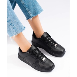 Classic black Shelovet women's sports shoes 1