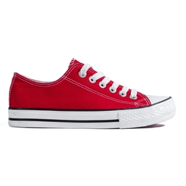 Shelovet red classic sneakers 2