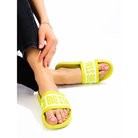Women's yellow slippers Big Star ll274742 1