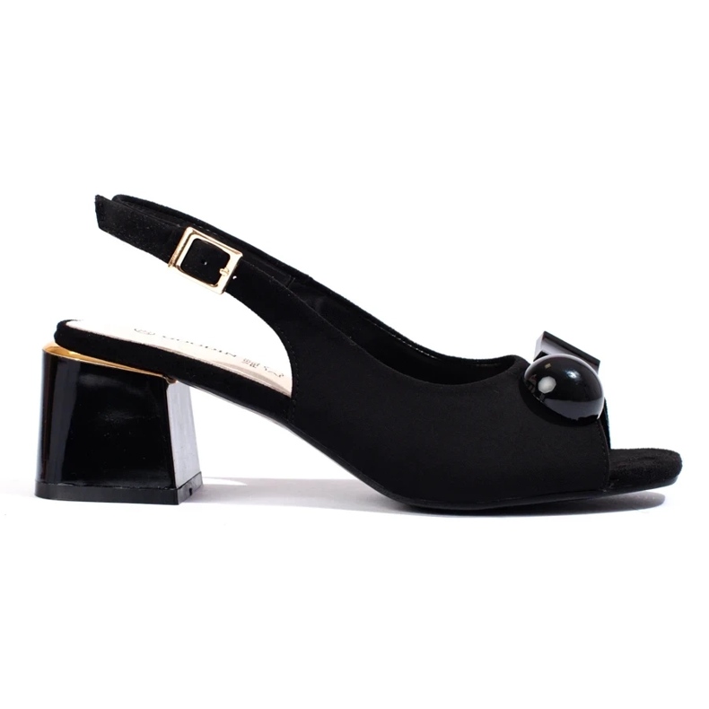 Black suede sandals 1 Black suede sandals 1