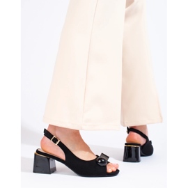 Black suede sandals 2 Black suede sandals 2