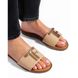 W. Potocki Women's beige flat sandals from Potocki 1 W. Potocki Women's beige flat sandals from Potocki 1