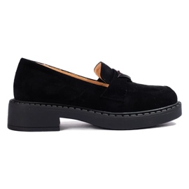 W. Potocki Women's black suede loafers from Potocki 1