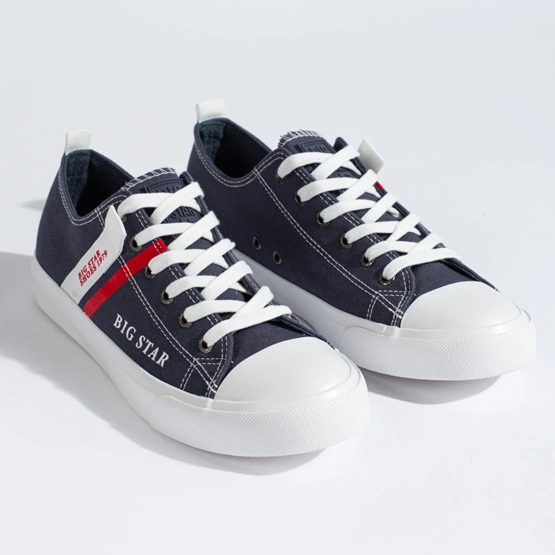 Navy men's sneakers Big Star LL174006 blue 2 Navy men's sneakers Big Star LL174006 blue 2