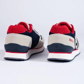 Men's sports shoes LL174256 Big Star navy blue and beige 1