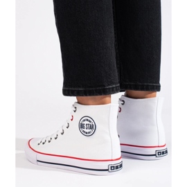 White Big Star T274026101 women's high sneakers 1