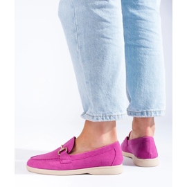 Shelovet pink suede brogues 1 Shelovet pink suede brogues 1