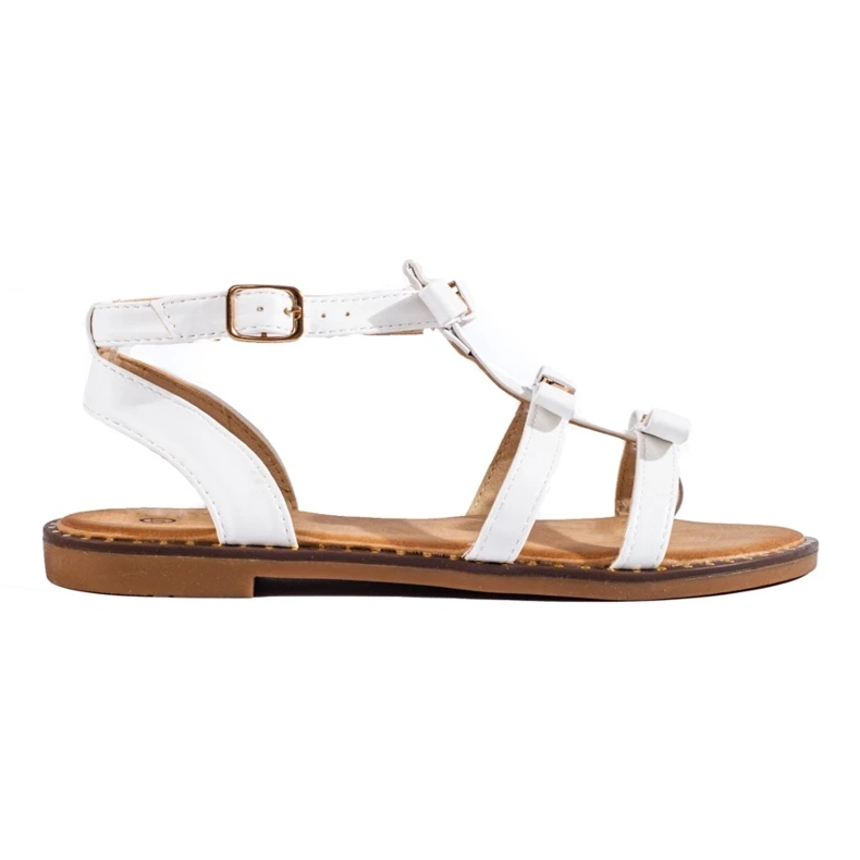 Shelovet women's white sandals 2 Shelovet women's white sandals 2