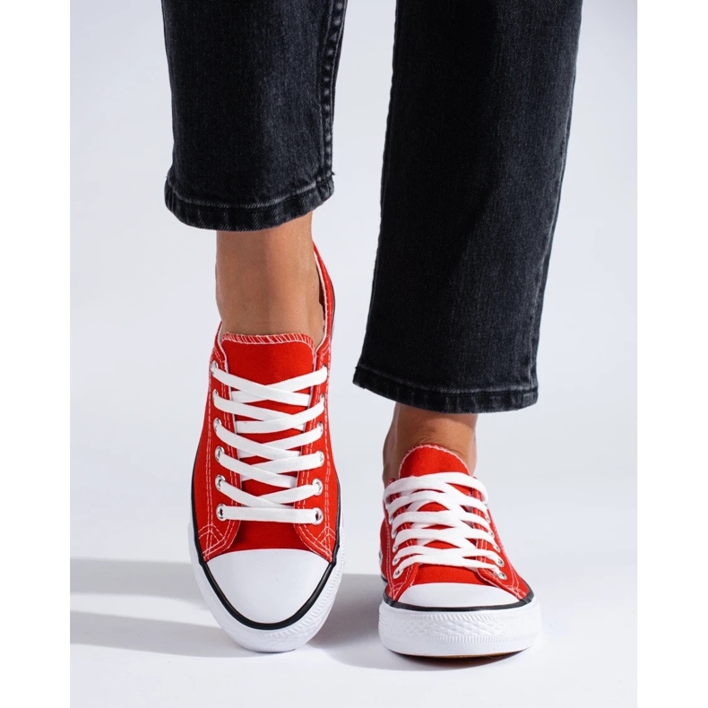 Shelovet red classic sneakers 2 Shelovet red classic sneakers 2