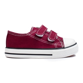 Vico burgundy velcro children's sneakers red 2