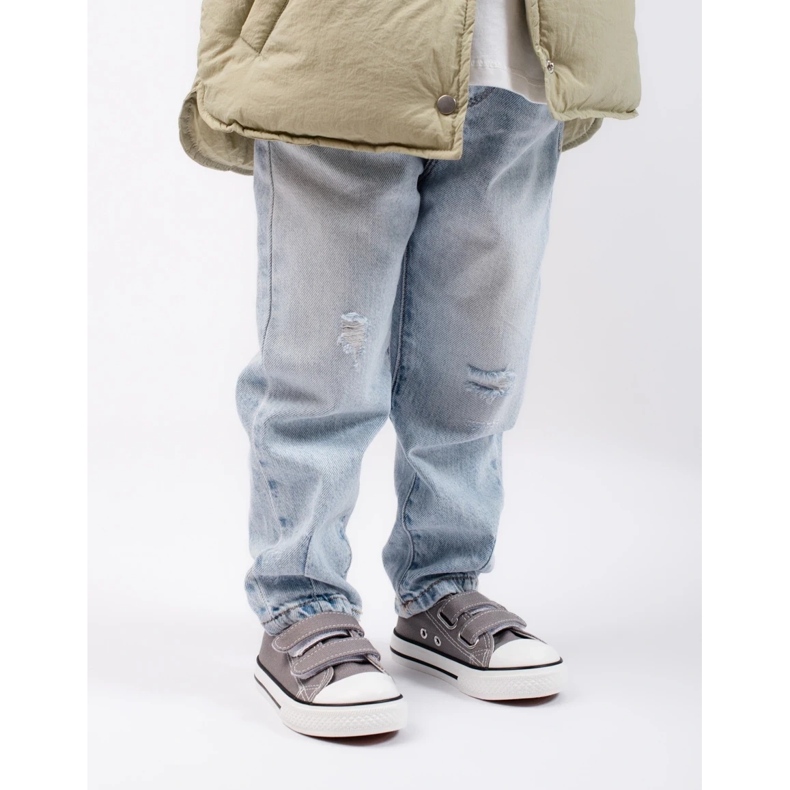 Children's sneakers with velcro gray Vico grey 2 Children's sneakers with velcro gray Vico grey 2