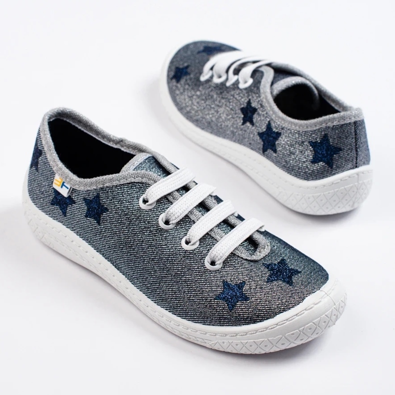 SHELOVET 3F gray children's slip-on sneakers grey 2