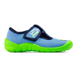 Shelovet blue velcro excavator slippers 2 Shelovet blue velcro excavator slippers 2