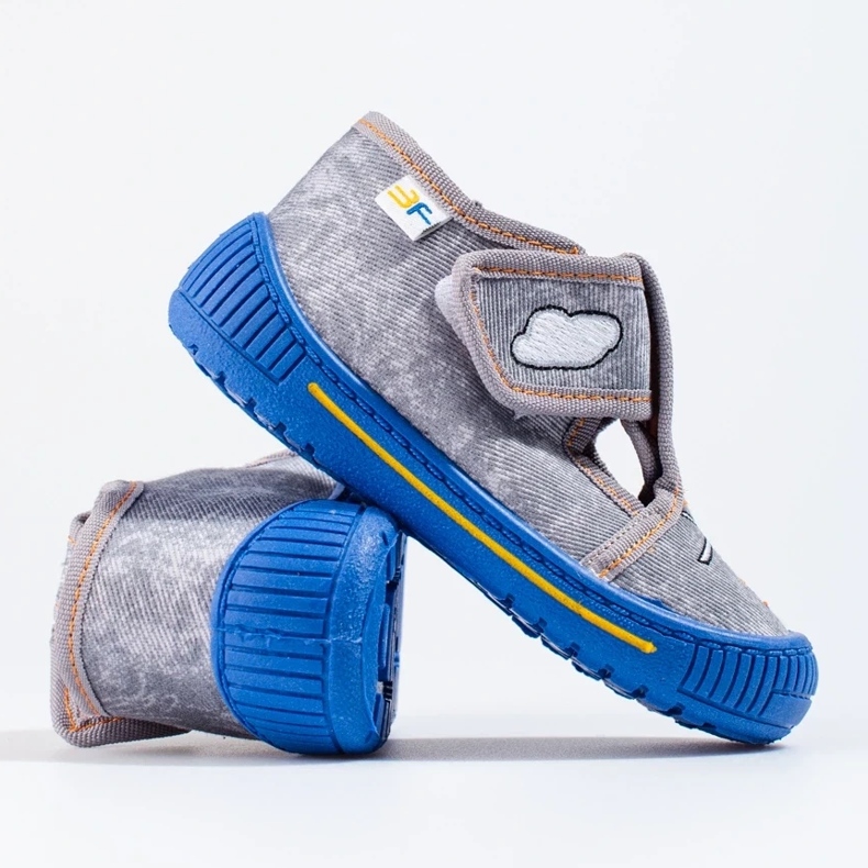 Gray helicopter slippers from Shelovet grey 2