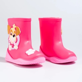 Shelovet fuchsia children's rain boots pink 2