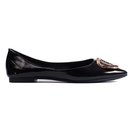 Shelovet women's patent leather ballet flats black 2 Shelovet women's patent leather ballet flats black 2