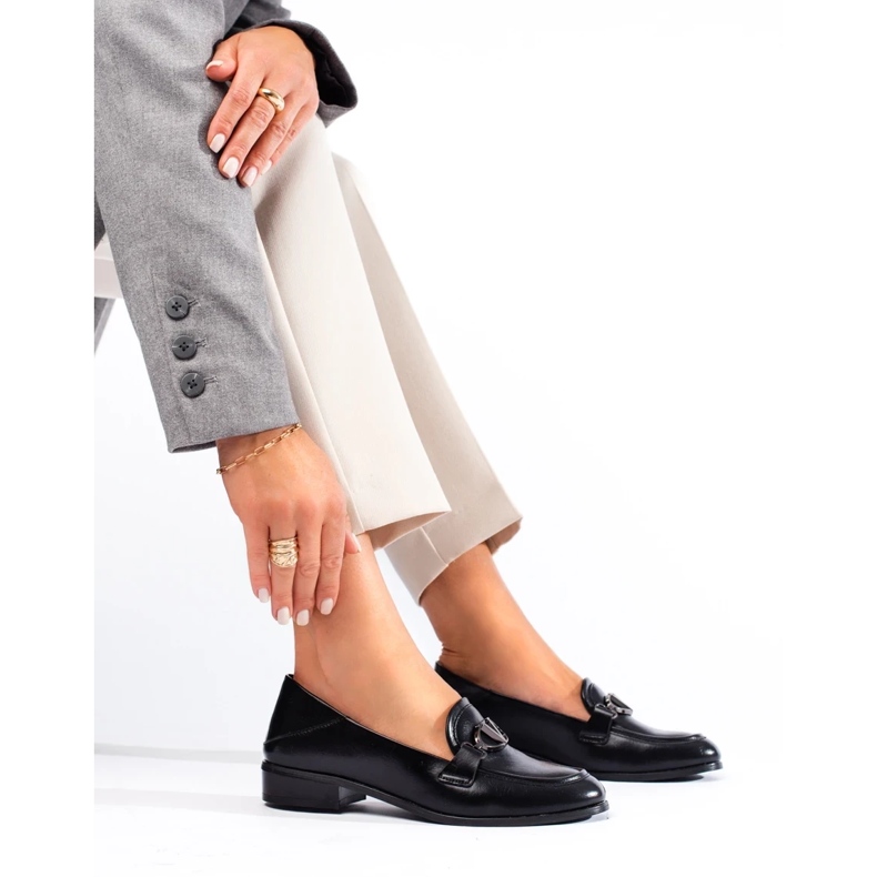 Black women's lords made of Shelovet ecological leather 2