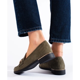 Green Shelovet women's suede lords 1