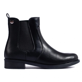 Shelovet black women's Chelsea boots 2
