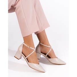 Goodin Light beige women's pointed sandals 2