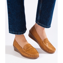 Women's brown loafers 2 Women's brown loafers 2