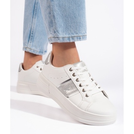 White sports sneakers 2
