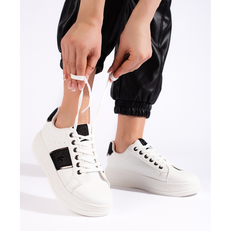 White sports sneakers 2