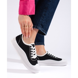 Black women's sneakers 2 Black women's sneakers 2