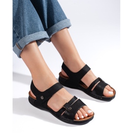 Comfortable black women's sandals 2
