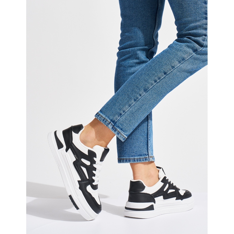 Black and white platform sneakers 1 Black and white platform sneakers 1