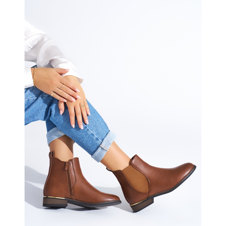 Brown classic women's boots 2