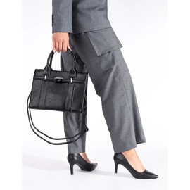 Classic elegant black pumps with a stiletto heel 1 Classic elegant black pumps with a stiletto heel 1