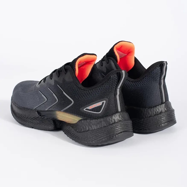 Vico Black and gray lightweight lace-up sports shoes grey 1 Vico Black and gray lightweight lace-up sports shoes grey 1