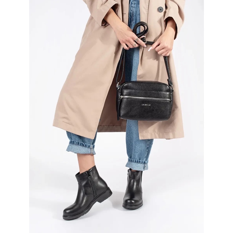 Black leather Chelsea boots with a flat sole by Sergio Leone 2 Black leather Chelsea boots with a flat sole by Sergio Leone 2