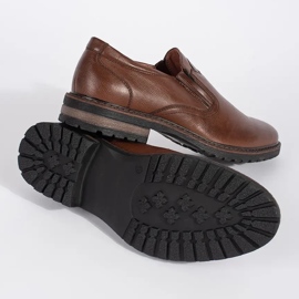 Men's brown slip-on shoes 1