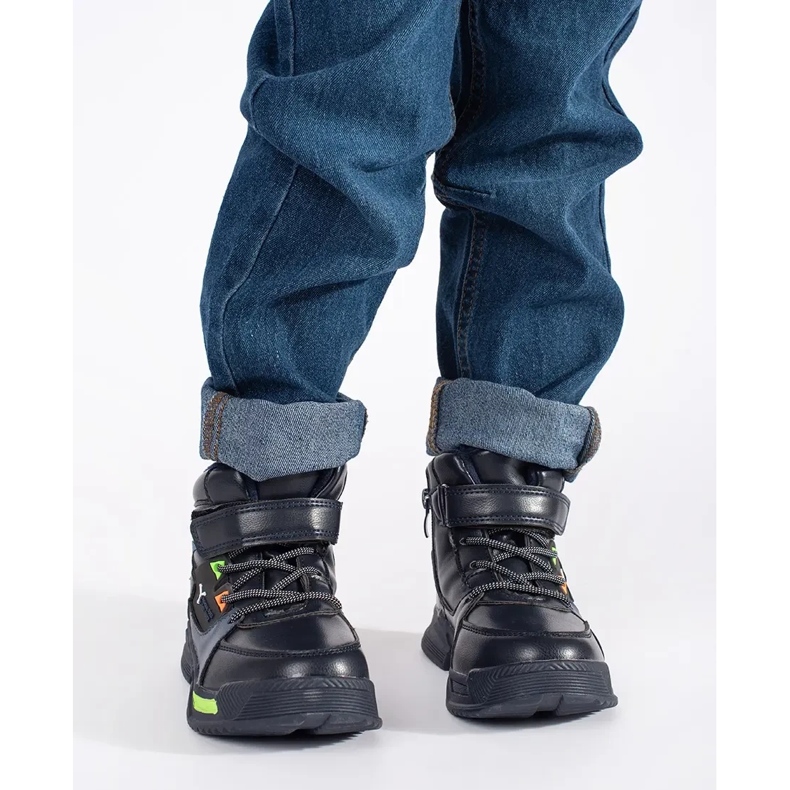 High, insulated boys' boots blue 1 High, insulated boys' boots blue 1