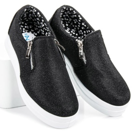 Mckeylor Sneakers with glitter black 2