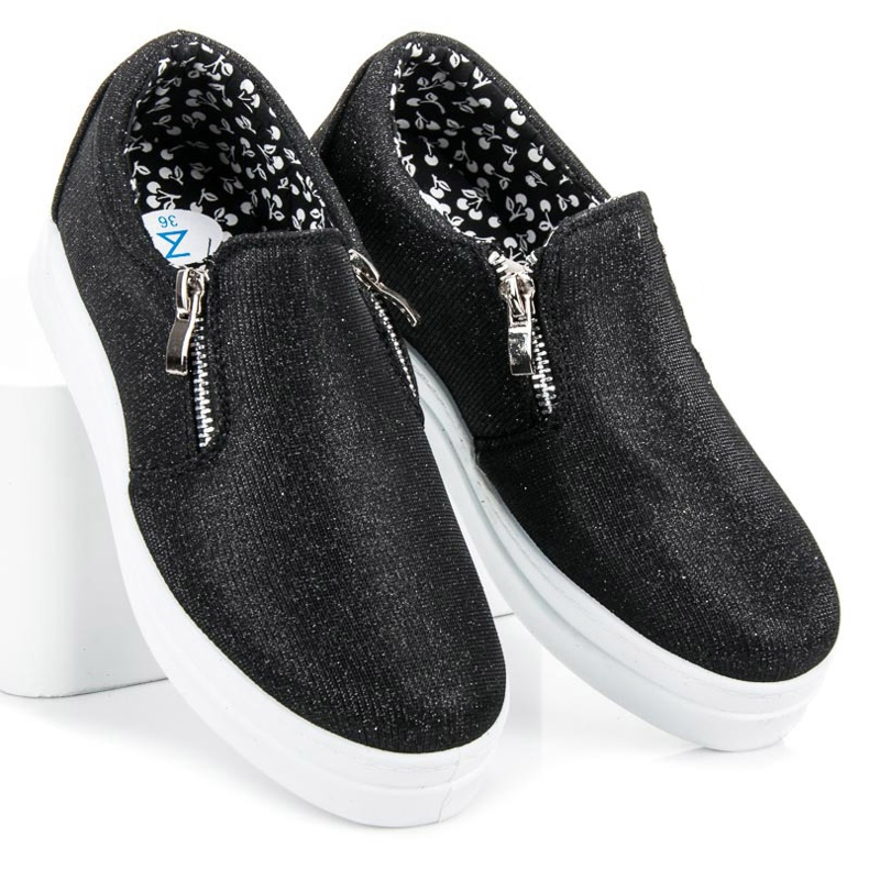 Mckeylor Sneakers with glitter black 2