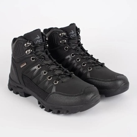 Vico Black men's trekking shoes with laces 1