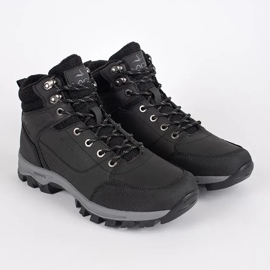 Vico Black insulated men's lace-up boots 1