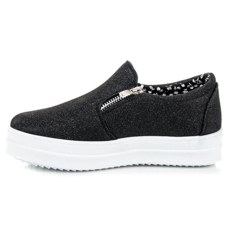 Mckeylor Sneakers with glitter black 1