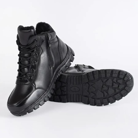Black men's insulated winter boots 1 Black men's insulated winter boots 1