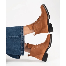 Light brown laced boots 2